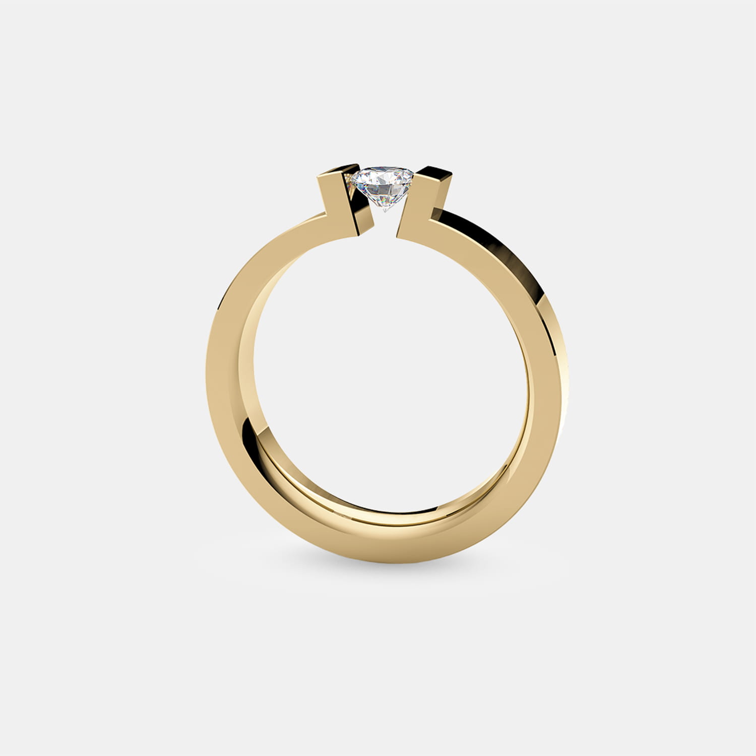 NIESSING Spannring® HighEnd C – Classic Red 0,25 ct Produktbild main 1
