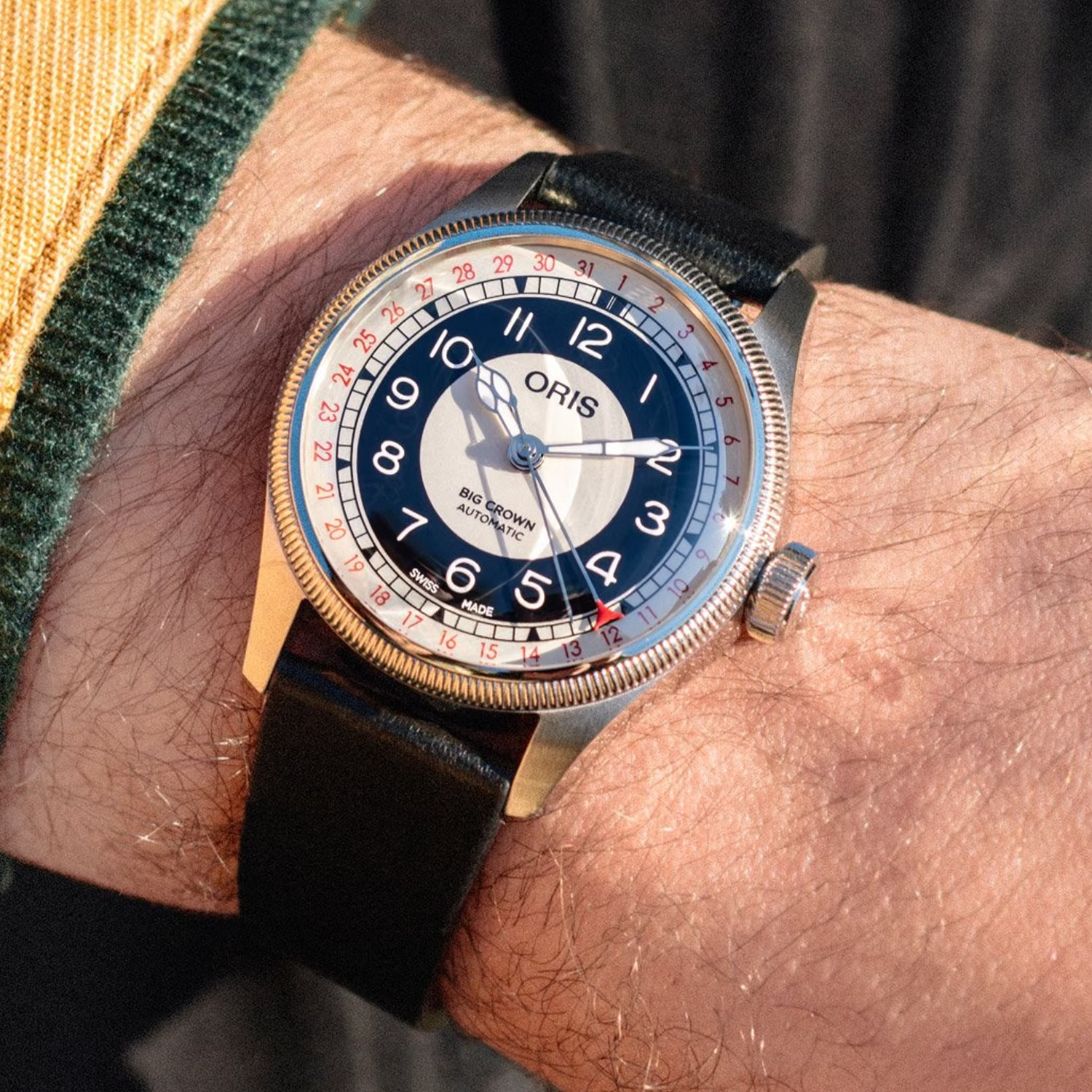 Oris Big Crown Pointer Date Bullseye Produktbild main 5