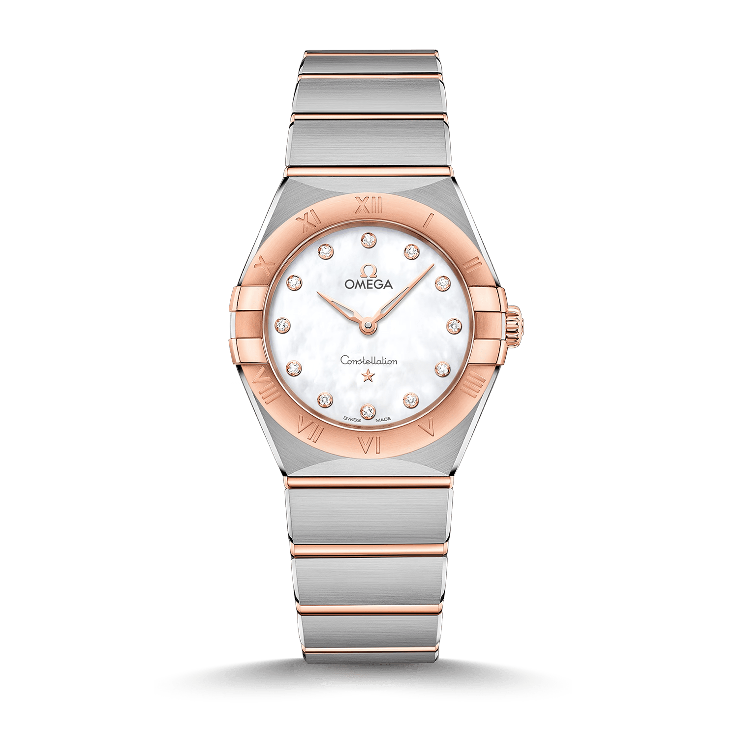 OMEGA Constellation 28 Stahl Sedna-Gold