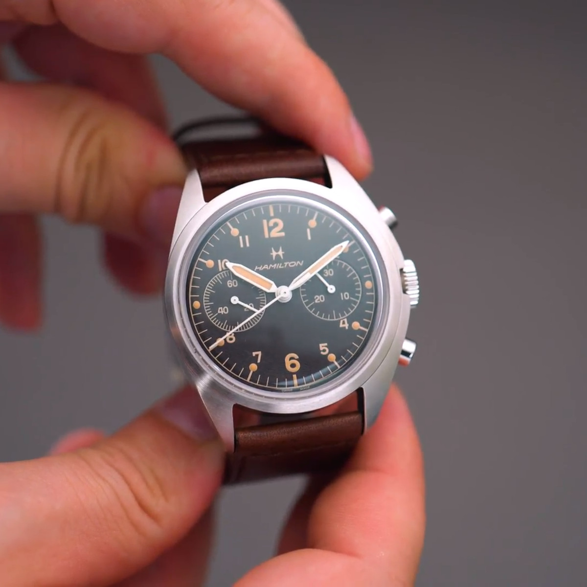 Hamilton Khaki Aviation Pioneer Mechanical Chrono Produktbild main 4