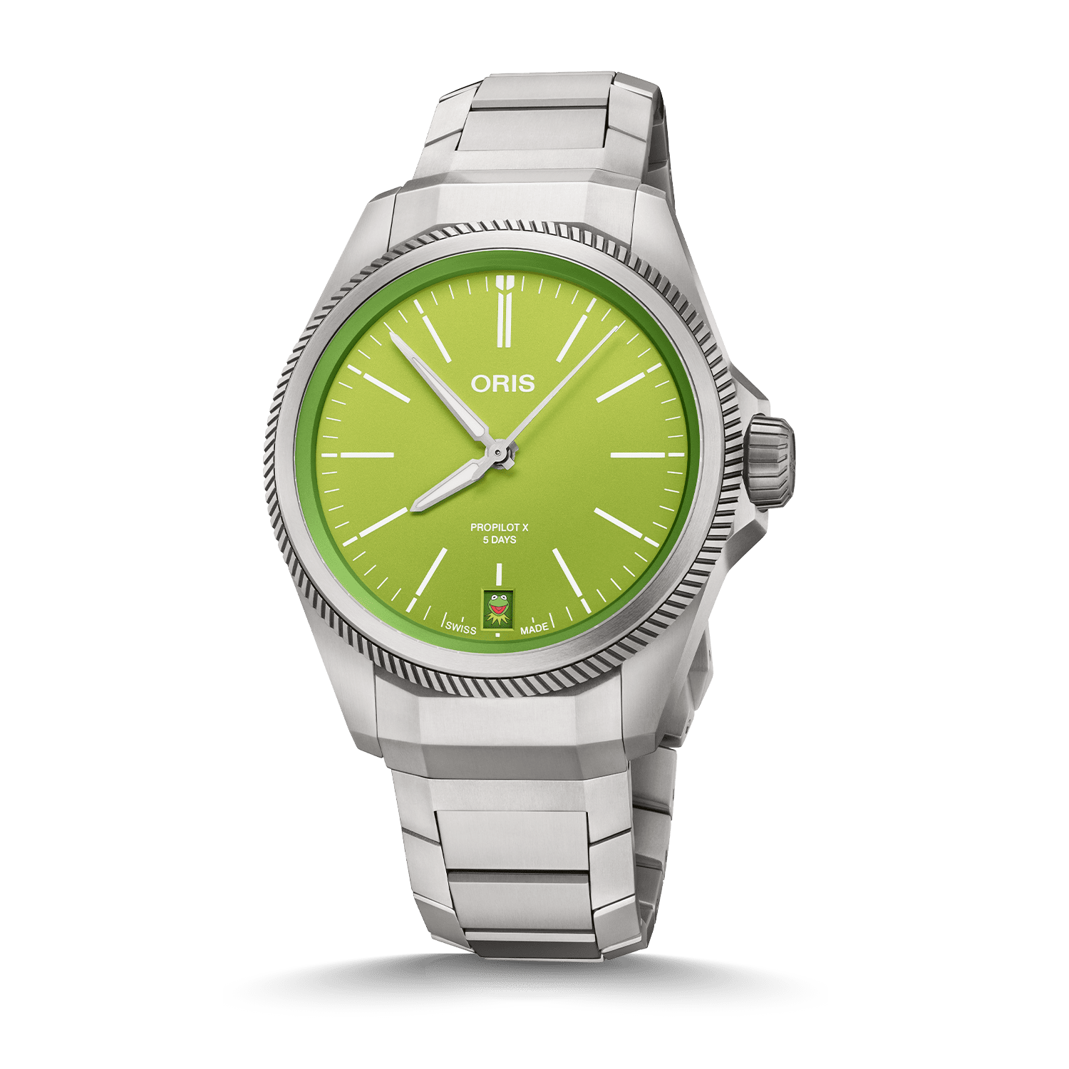 Oris Propilot X Kermit Edition