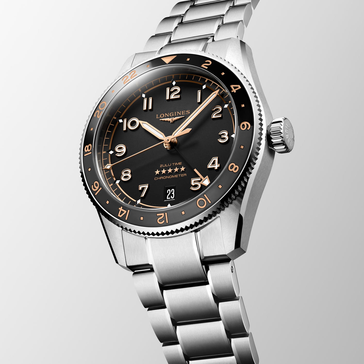 Longines Spirit Zulu Time 39 Produktbild main 1