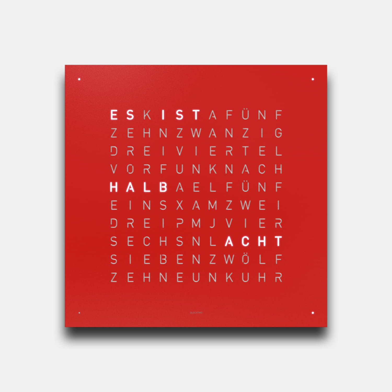 QLOCKTWO EARTH 45 Red Pepper Produktbild main 0