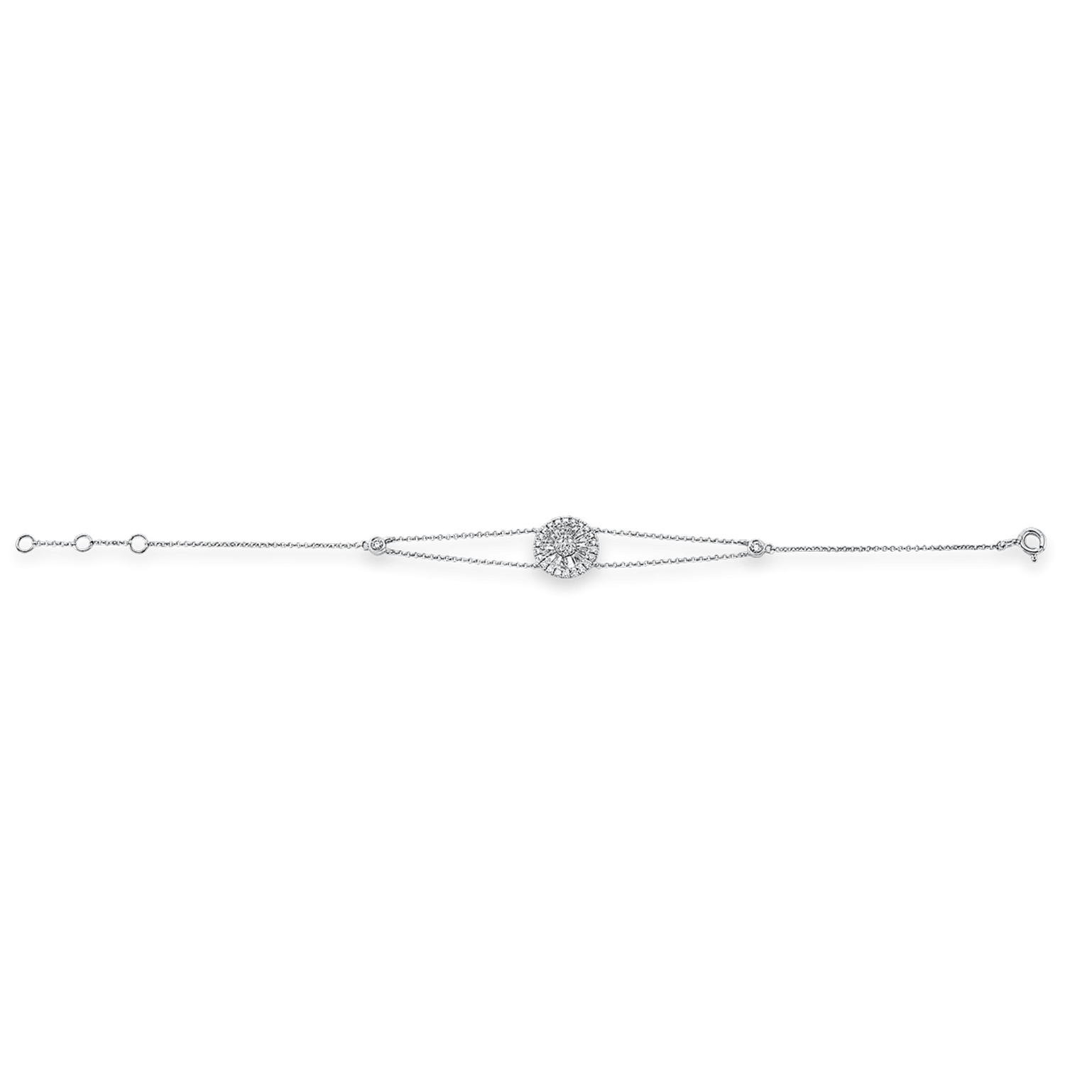 ALTHERR Diamonds Armband Weißgold 52 Diamanten 0,64 ct. Produktbild main 0