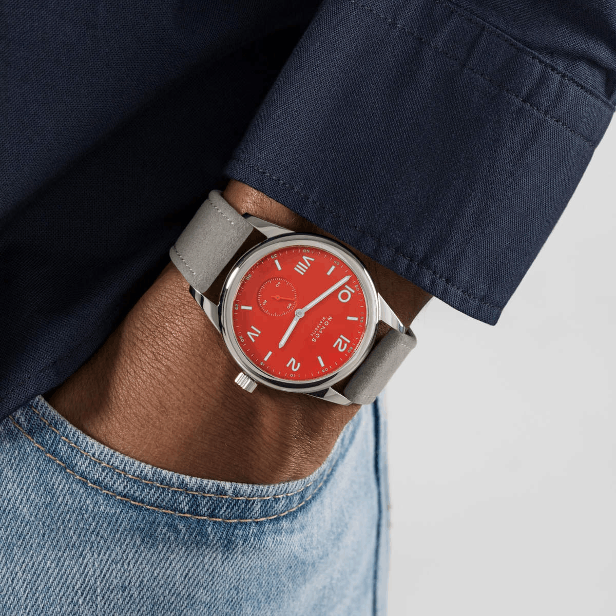 NOMOS Glashütte Club Campus 38 Nonstop Red Produktbild main 1