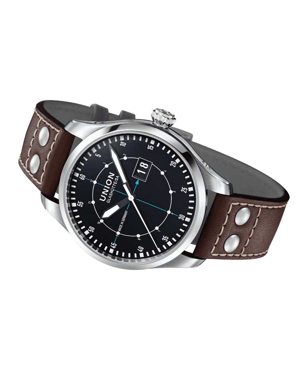 UNION Glashütte Belisar Pilot Grossdatum Produktbild main 2