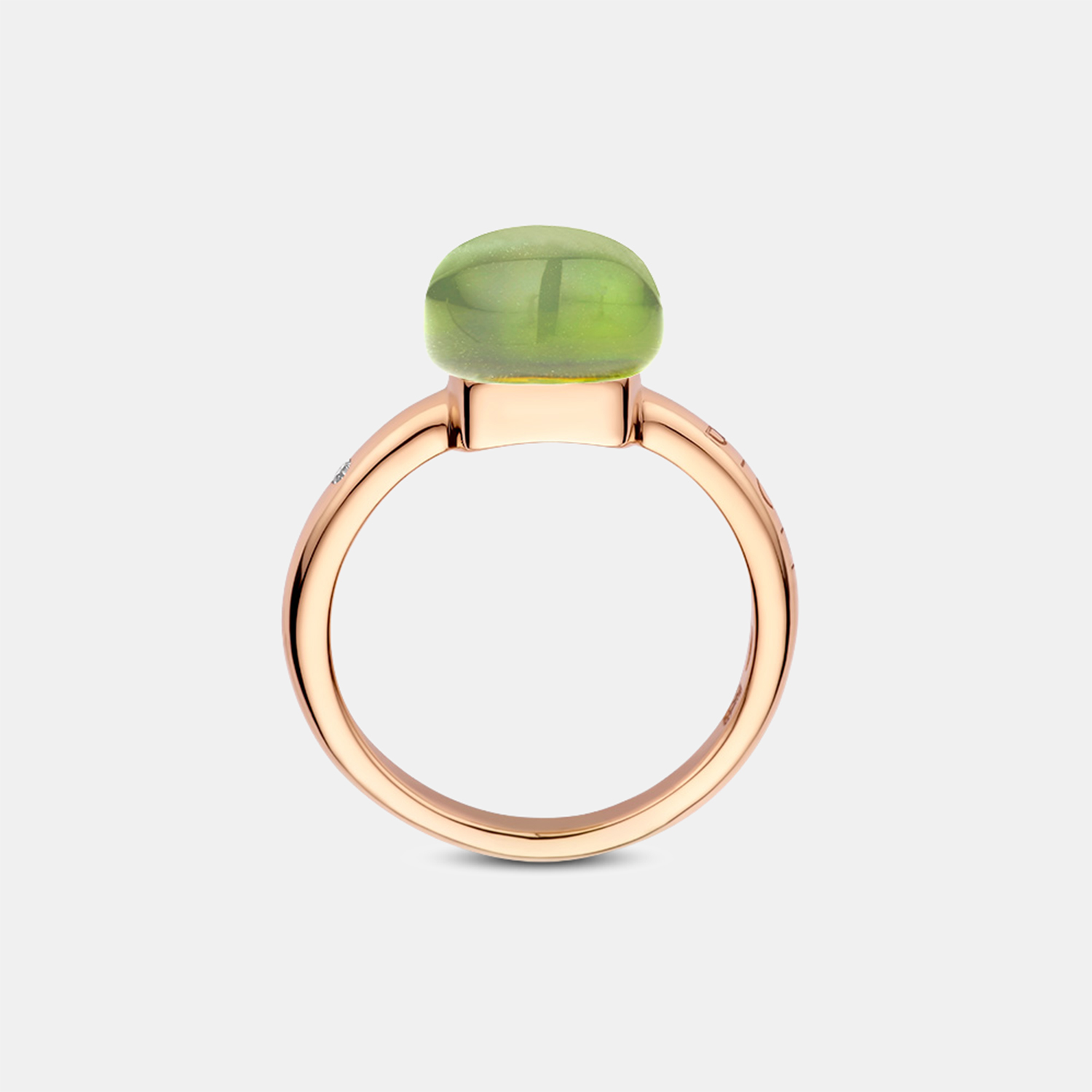 Bigli Mini Sweety Ring mit Turmalin und Perlmutt – Ringweite 57 Produktbild main 1