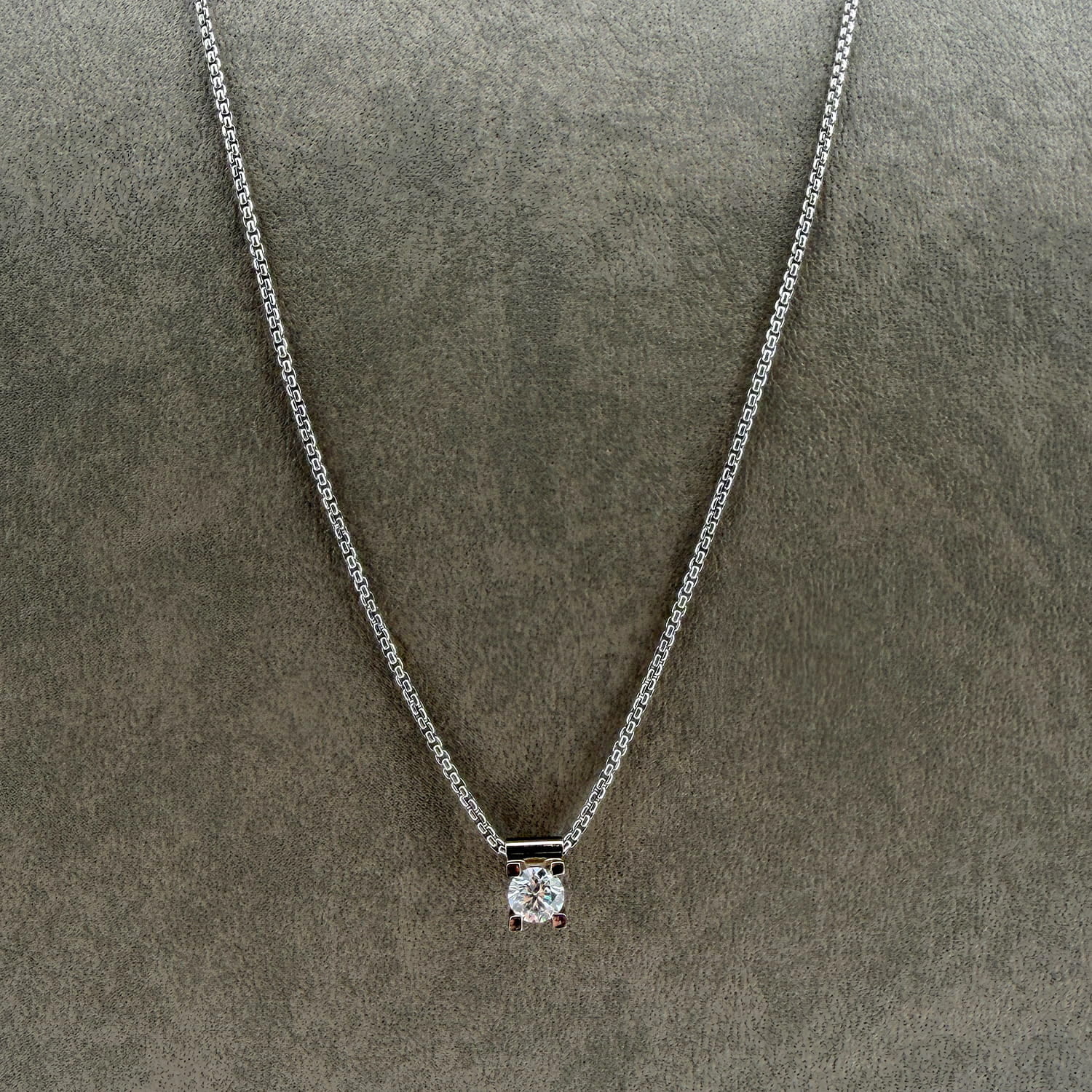 ALTHERR Manufaktur Amare Collier Weißgold 750 0,35 ct. – 42 cm Produktbild main 0