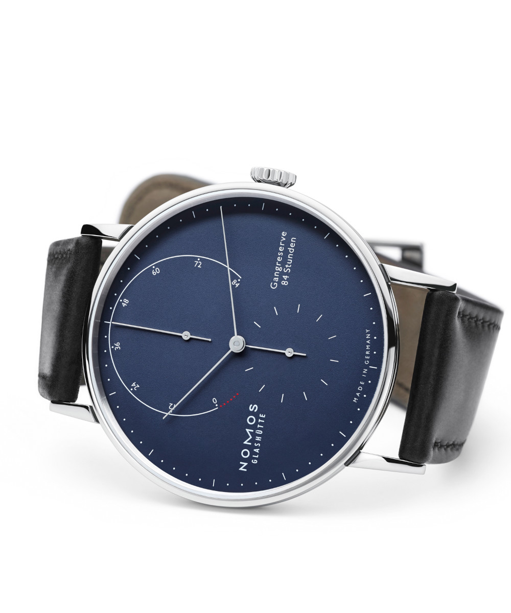 NOMOS Glashütte Lambda Tiefblau Produktbild main 2