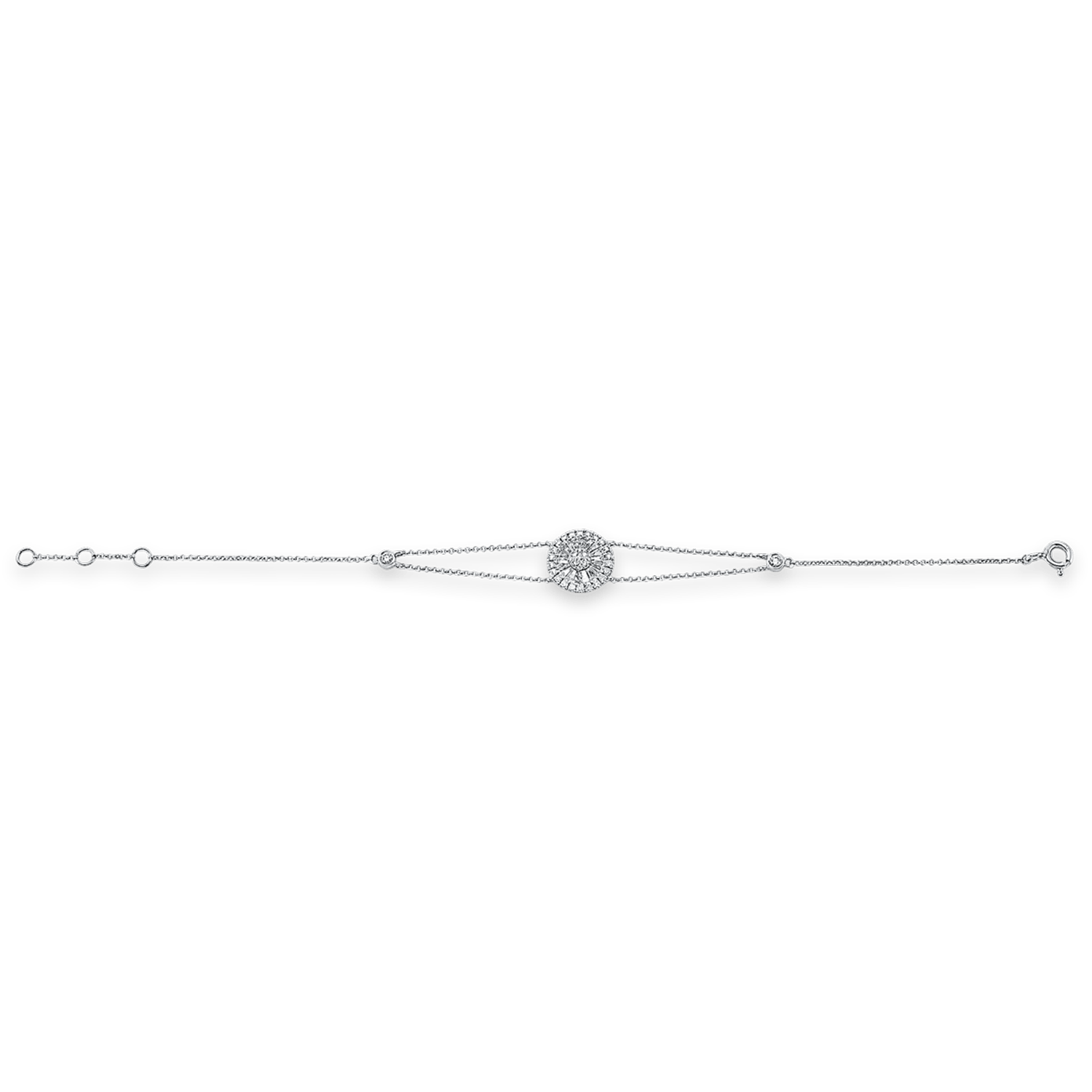 ALTHERR Diamonds Armband Weißgold 52 Diamanten 0,64 ct. Produktbild main 0