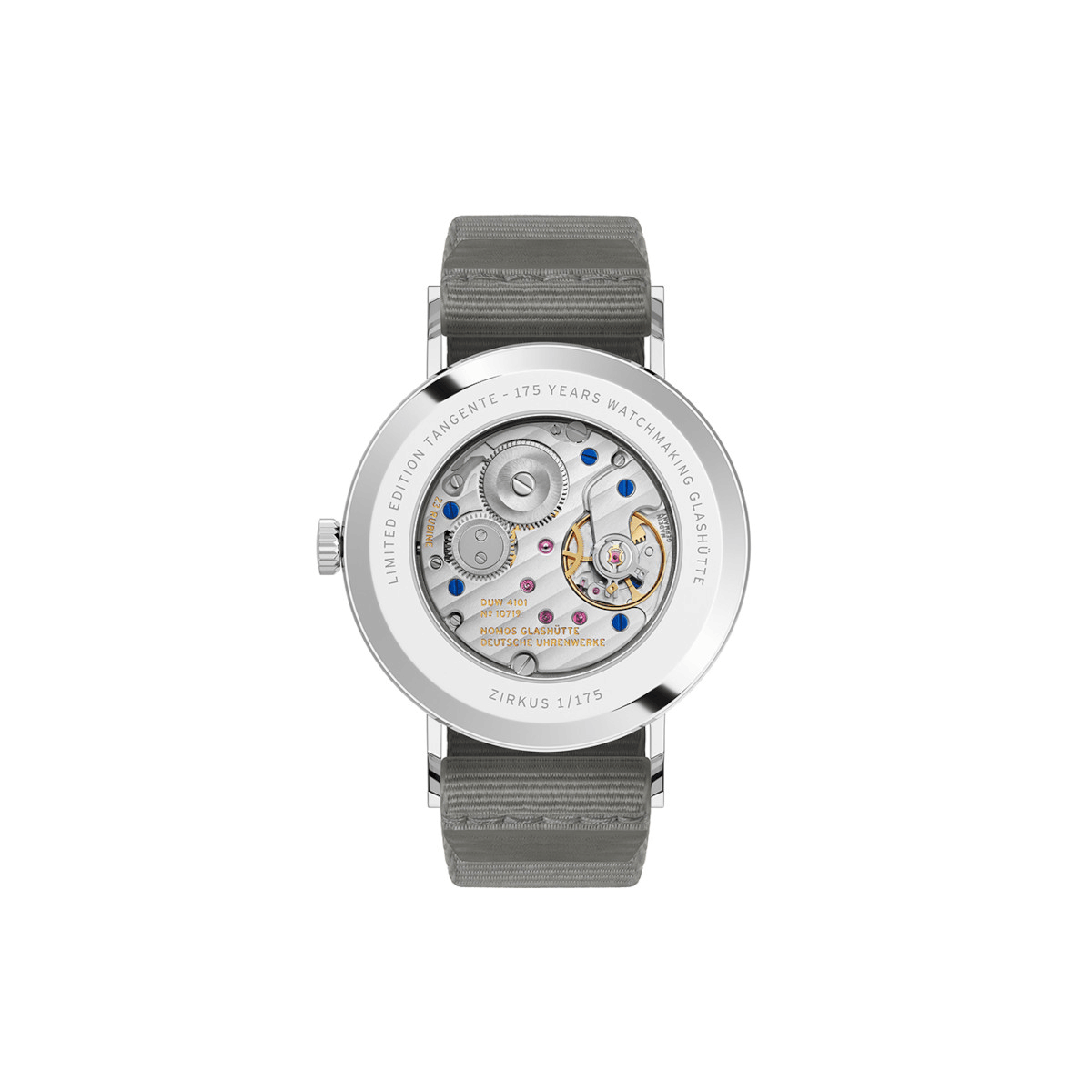 NOMOS Glashütte Tangente 38 Datum Zirkus Produktbild main 1