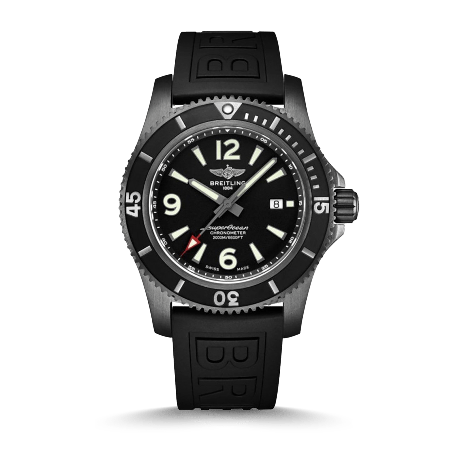 Breitling Superocean Automatic 46 Black Steel Breitling Superocean Automatic 46 Black Steel