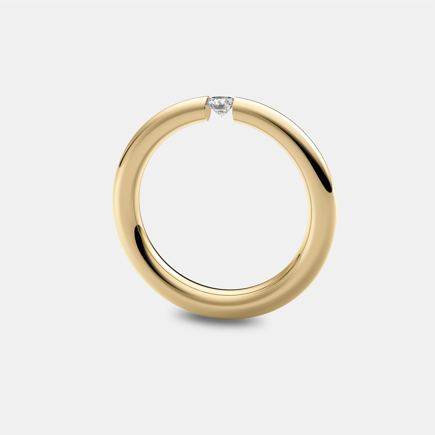 NIESSING Spannring® Antares – Classic Yellow 0,12 ct – Ringweite 52 Produktbild main 0