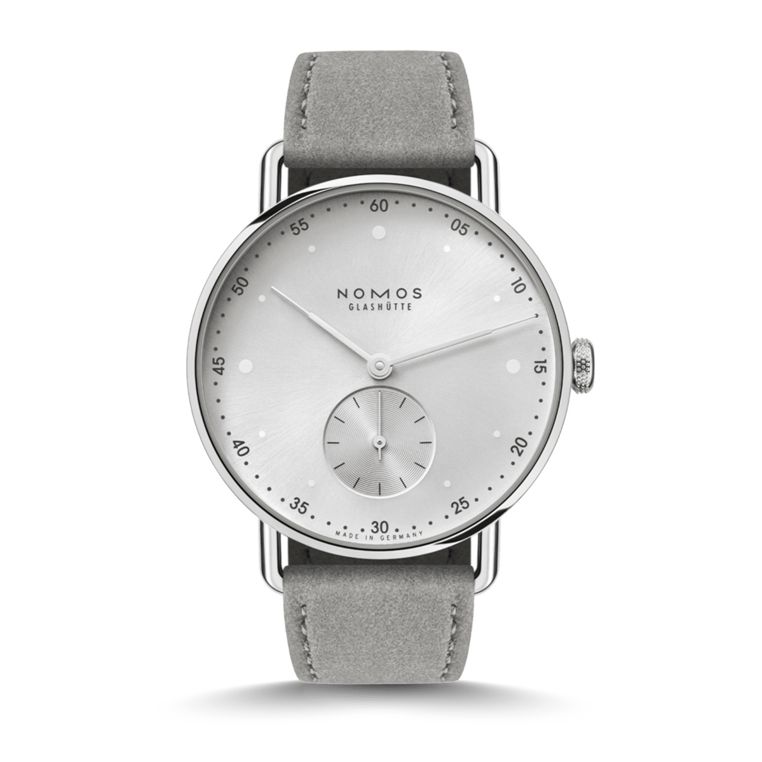 NOMOS Glashütte Metro 33 All Silver Produktbild main 0