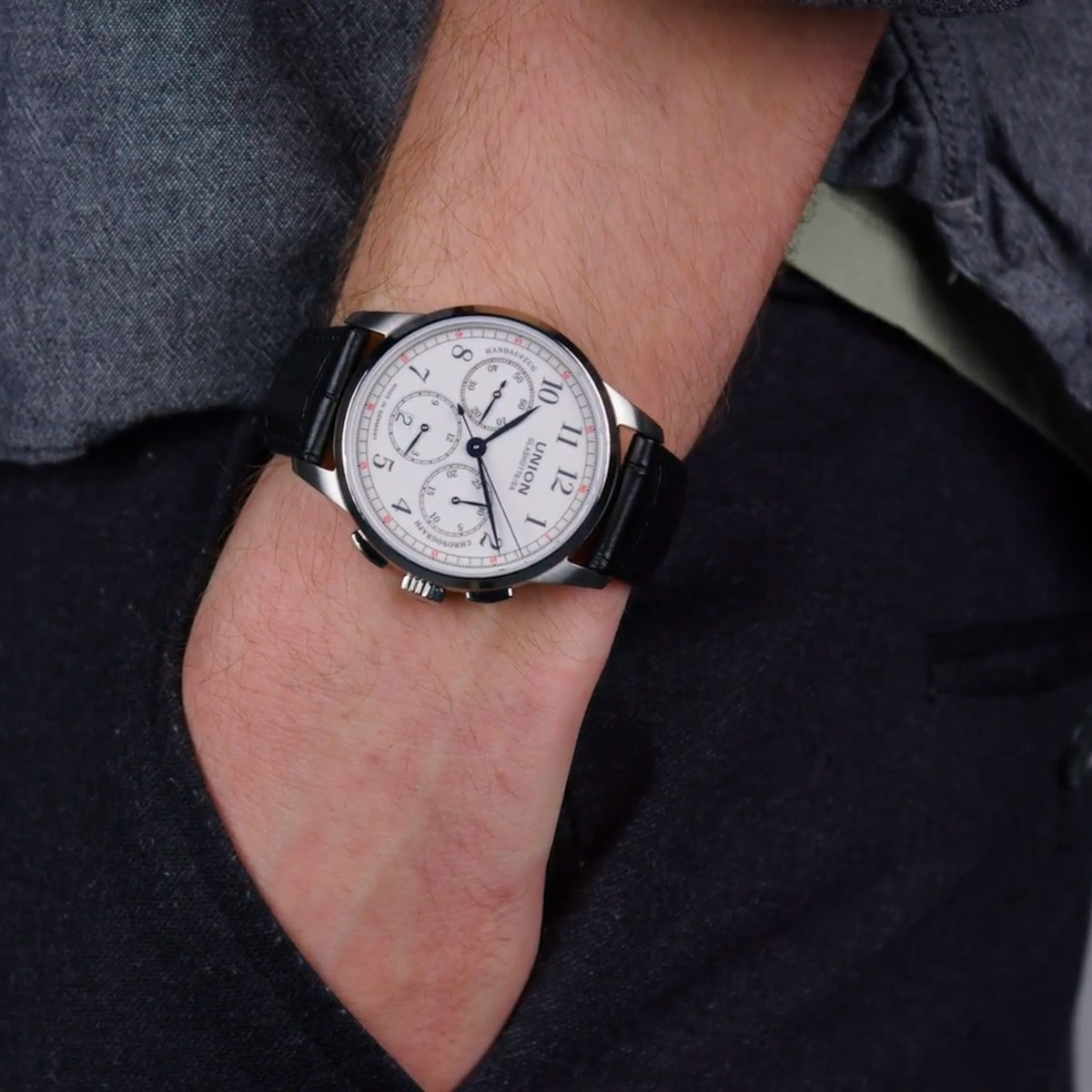 UNION Glashütte 1893 Johannes Dürrstein Edition Chronograph Produktbild main 3