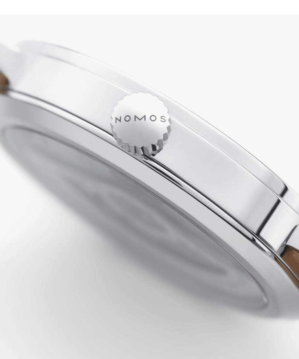 NOMOS Glashütte Tangente Neomatik Champagner Stahlband Produktbild main 4