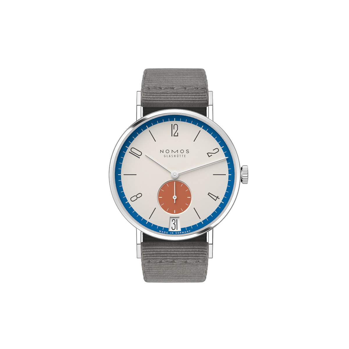 NOMOS Glashütte Tangente 38 Datum Zirkus Produktbild main 0