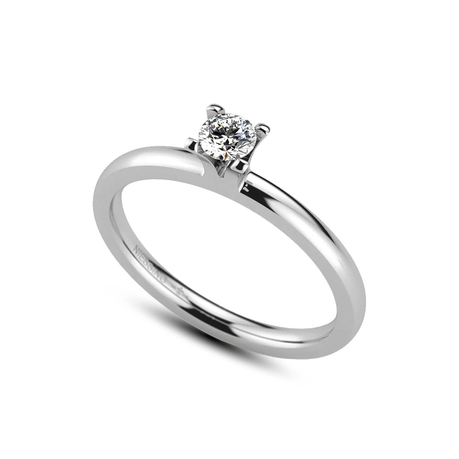 Niessing Amatis 4 Krappen Ring Platinum Produktbild main 0