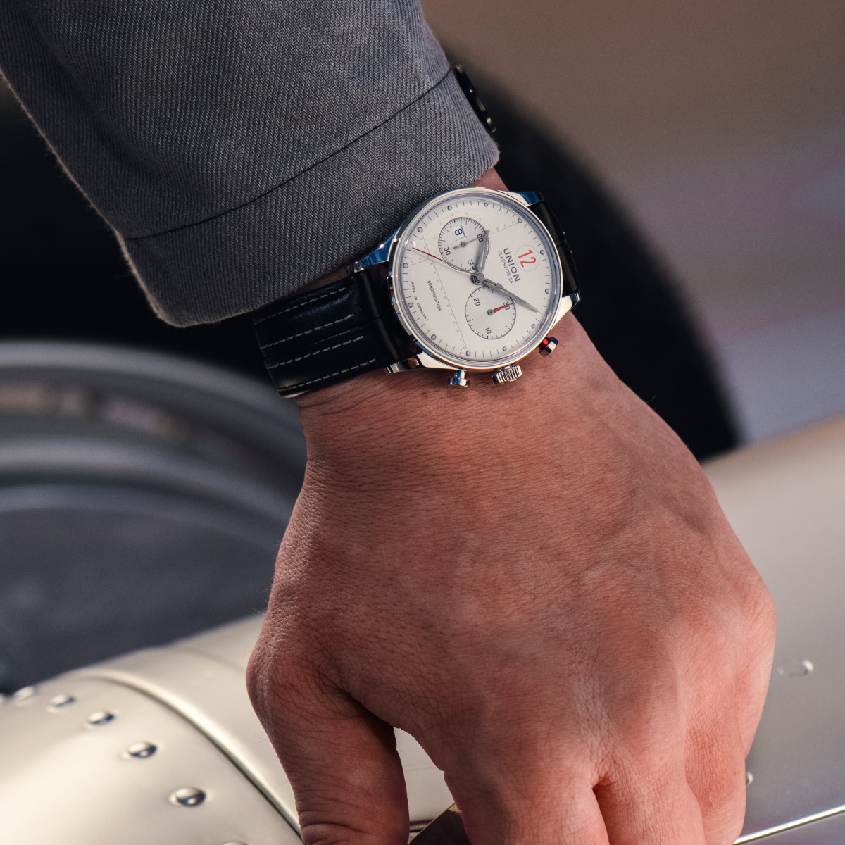 UNION Glashütte Noramis Chronograph Sonderedition Paul Pietsch Produktbild main 1