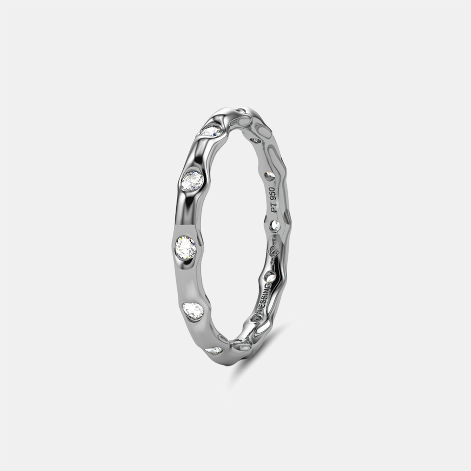 Niessing Traces of Love Ring Platin – Ringweite 54 Produktbild main 1