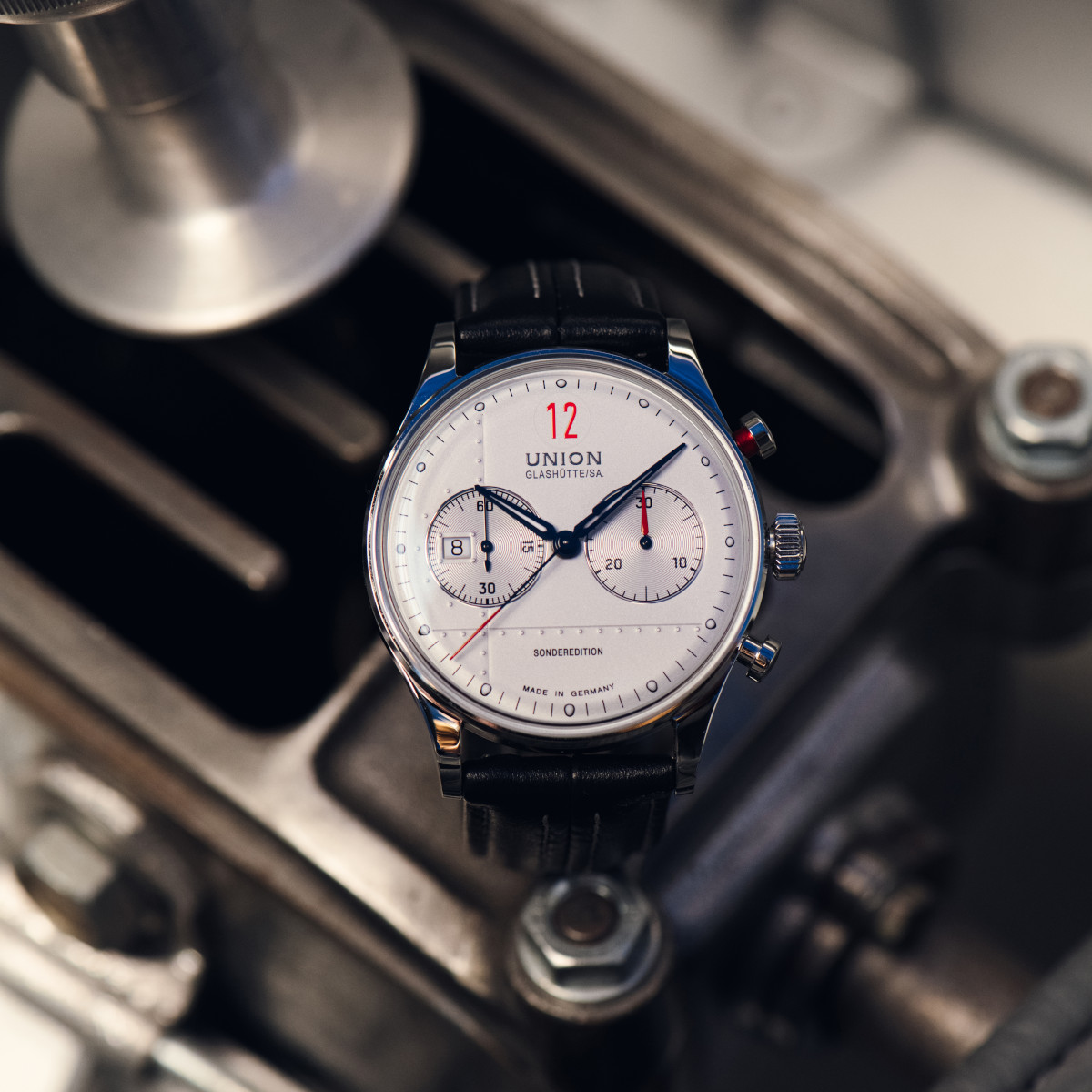 UNION Glashütte Noramis Chronograph Sonderedition Paul Pietsch Produktbild main 3