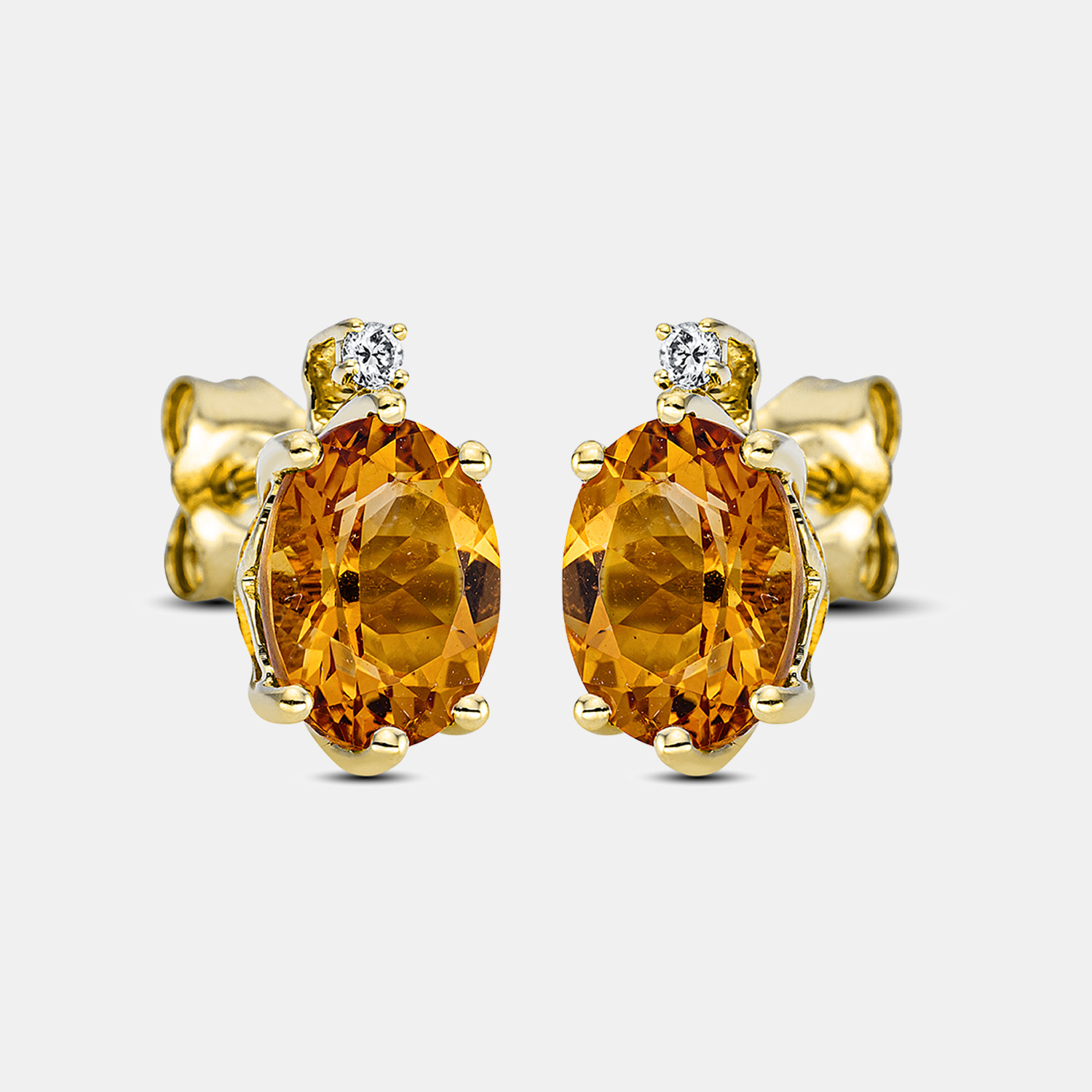 ALTHERR Diamonds Fashion Ohrstecker mit Citrin Produktbild main 0