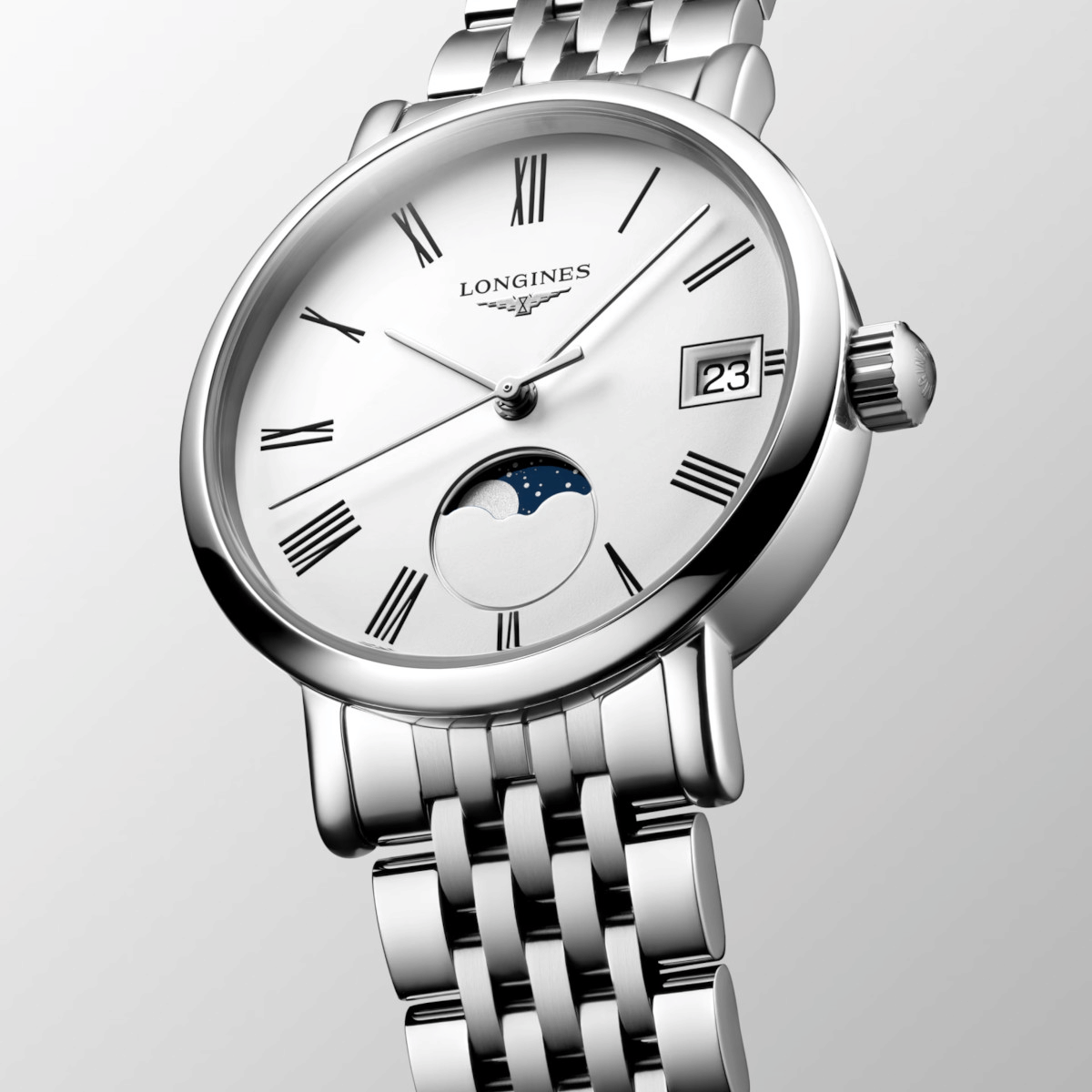 Longines Elegant Collection Moonphase Produktbild main 1