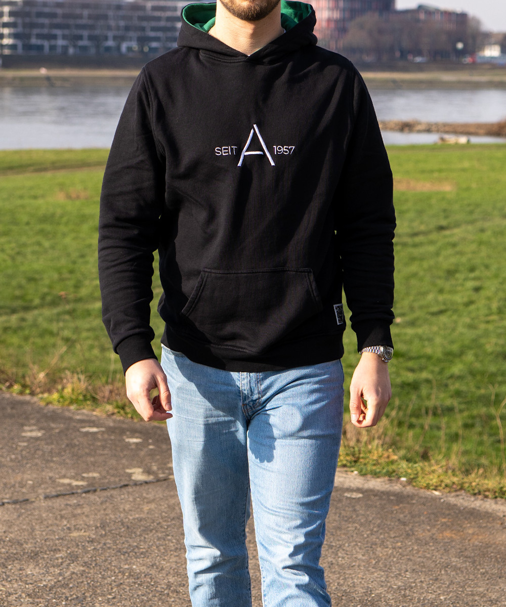 ALTHERR Hoodie Schwarz – Größe S Produktbild main 2