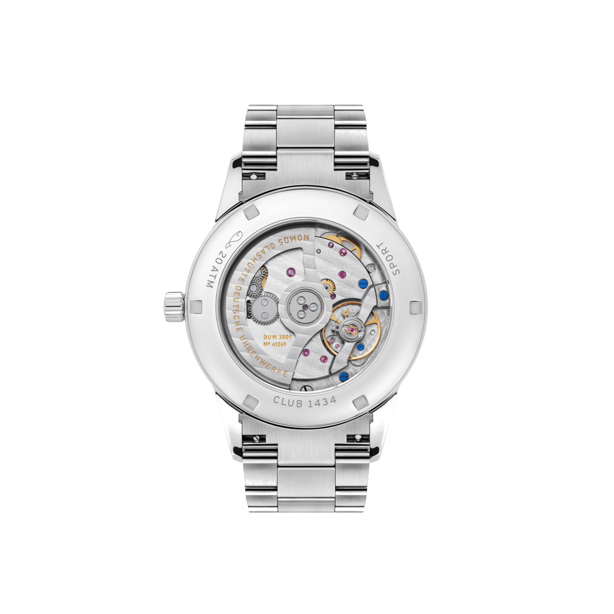 NOMOS Glashütte Club Sport Neomatik 39 Ember Produktbild main 1