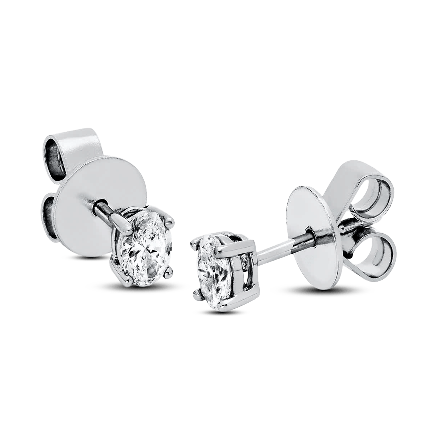 ALTHERR Diamonds Classic Ohrstecker 4er-Krappe Oval 0,37 ct. Produktbild main 0