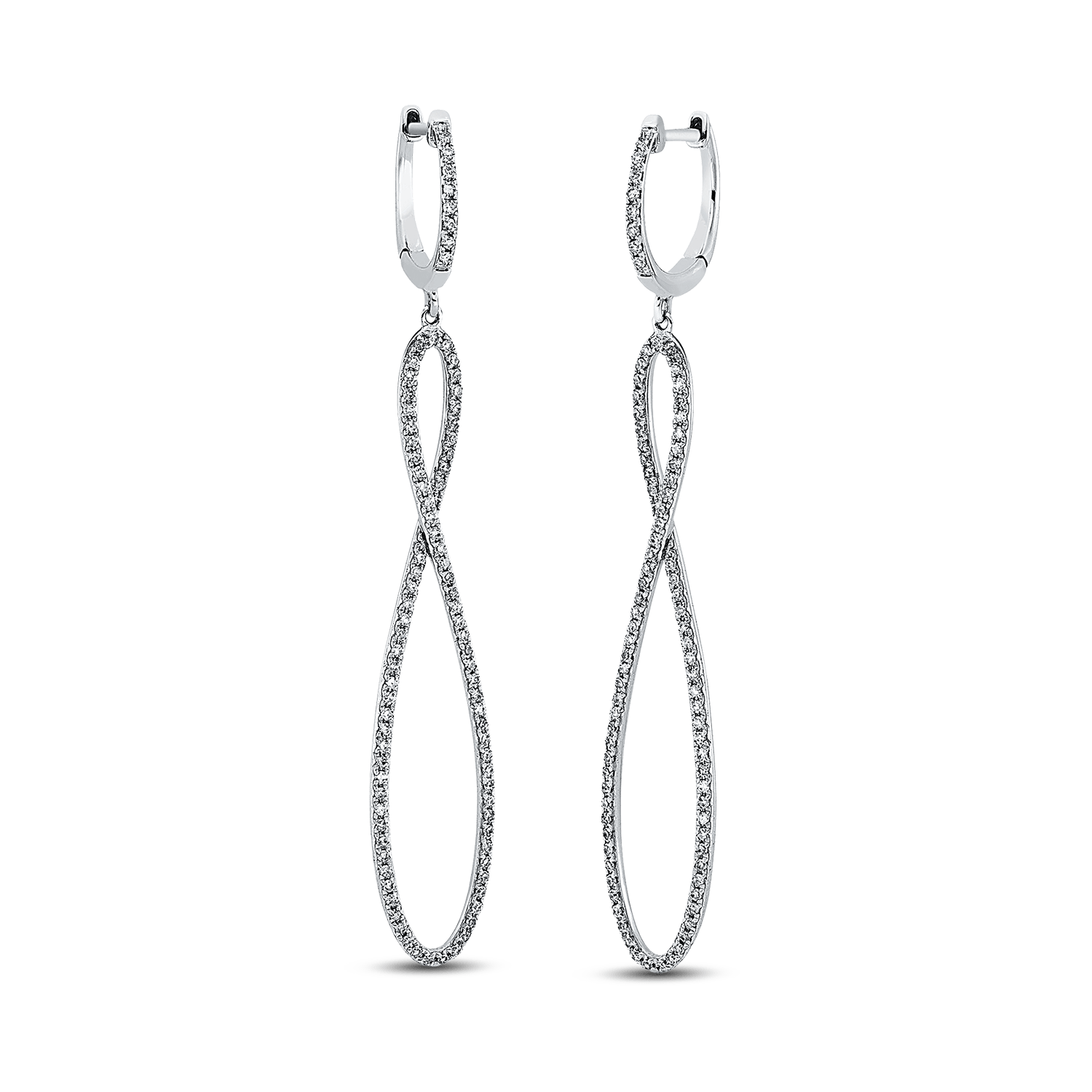 ALTHERR Diamonds Creolen Weißgold 178 Brillanten 0,65 ct.