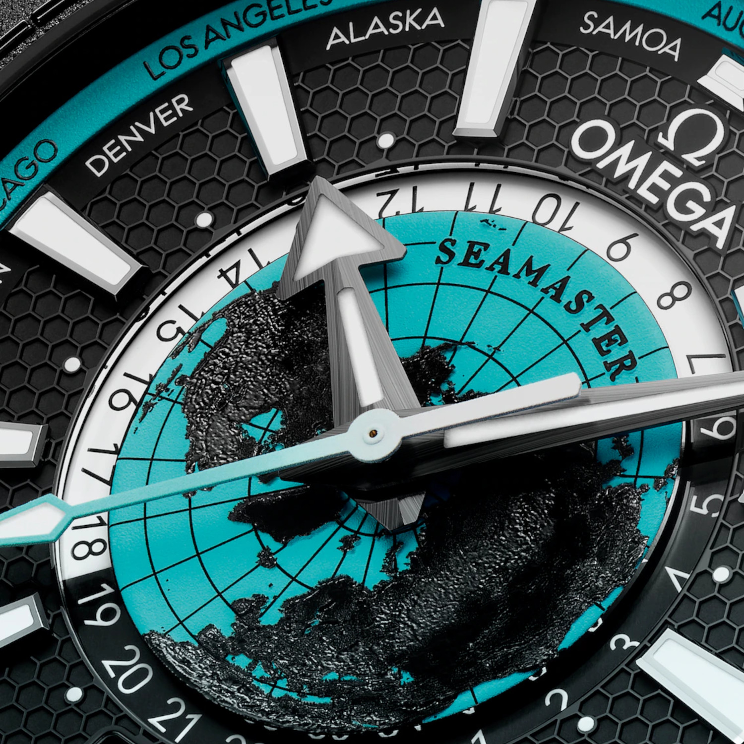 OMEGA Seamaster Planet Ocean Worldtimer GMT 600M Produktbild main 2