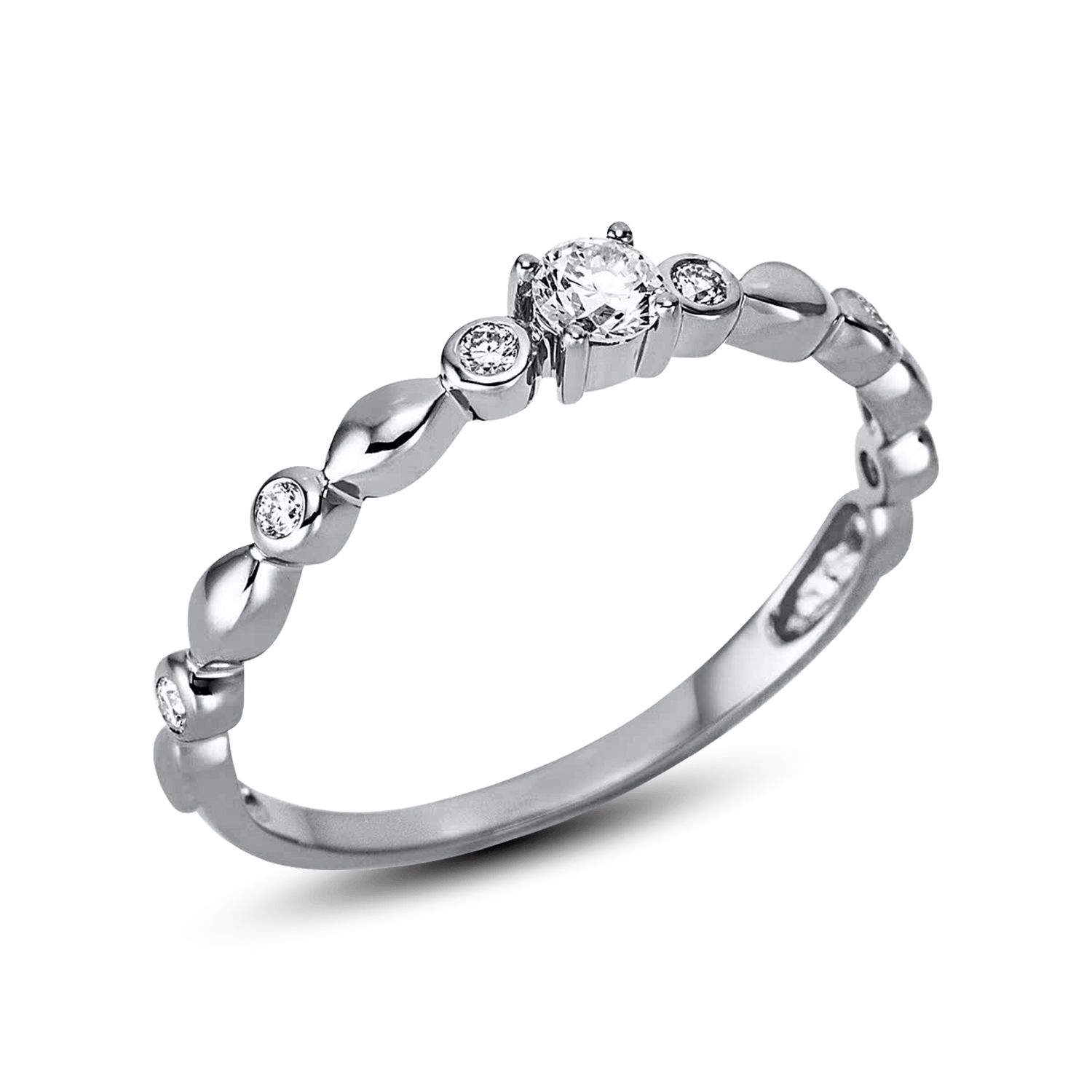 ALTHERR Diamonds Classic Ring Brillant 0,18 ct. – Ringweite 50 Produktbild main 0