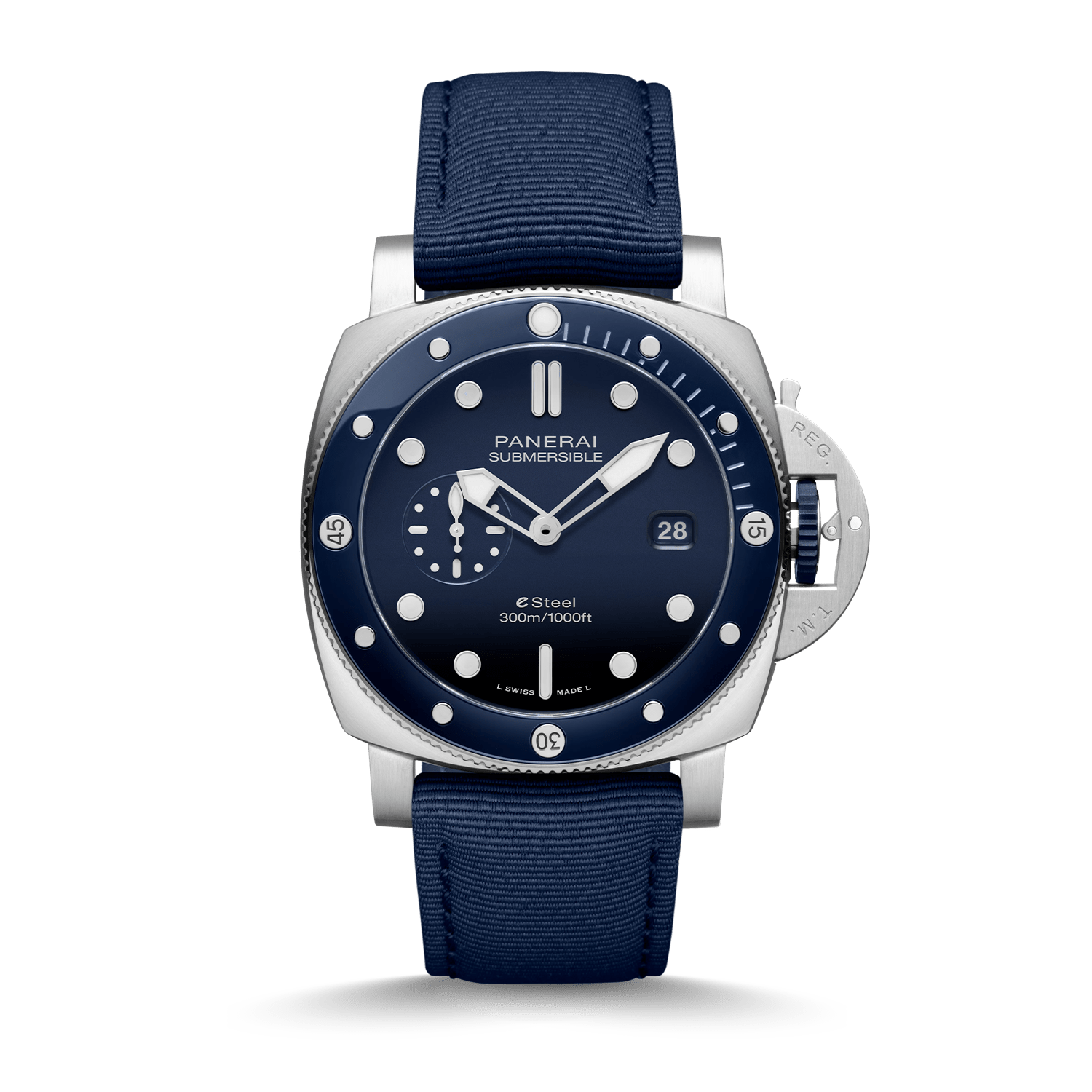 Panerai Submersible QuarantaQuattro ESteel™ Blu Profondo Produktbild main 0