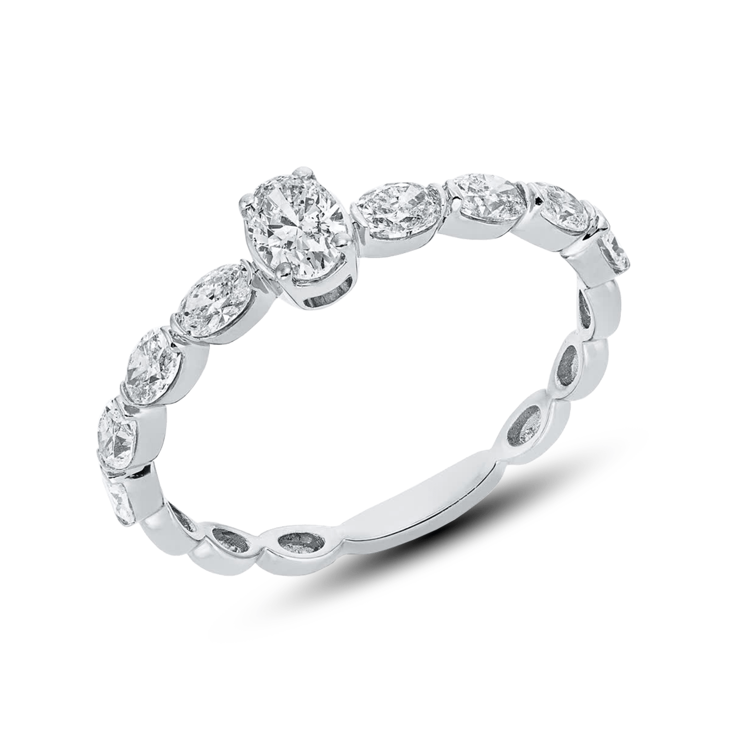 ALTHERR Diamonds Modern Ring Oval 0,82 ct. Größe 58 ALTHERR Diamonds Modern Ring Oval 0,82 ct. Größe 58