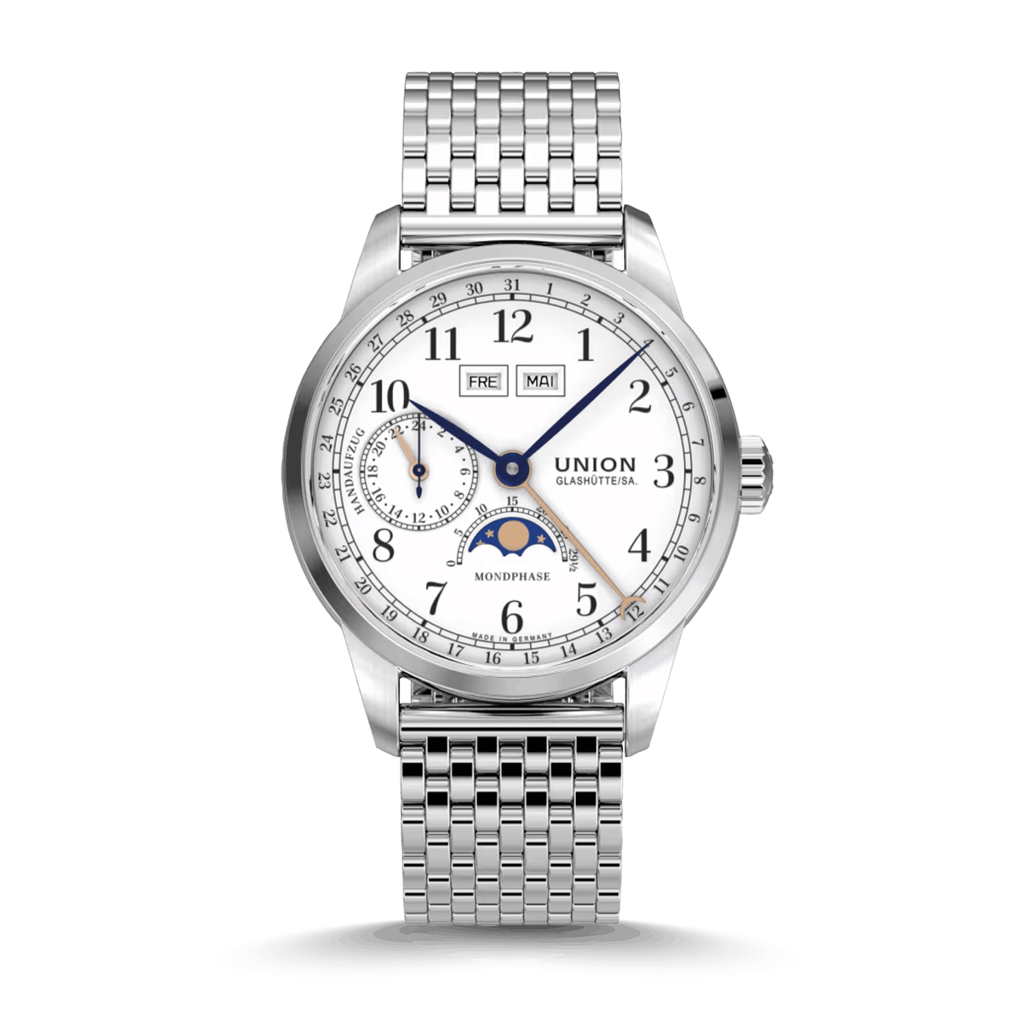 Union Glashütte 1893 Johannes Dürrstein Edition Mondphase Produktbild main 0