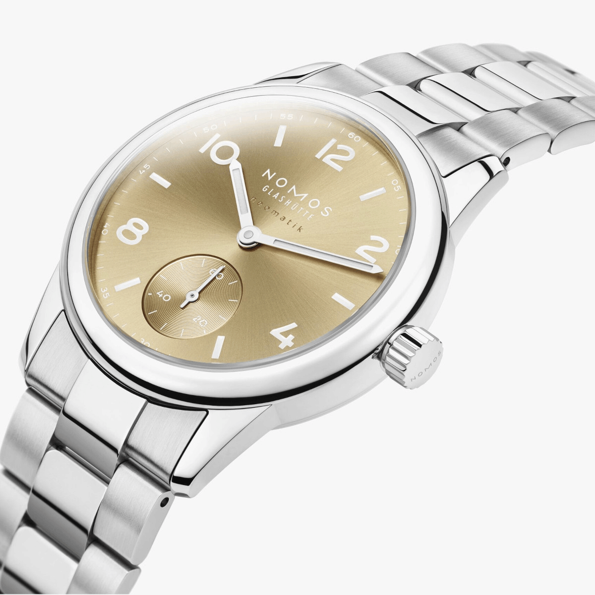 NOMOS Glashütte Club Sport neomatik 34 gold Produktbild main 2