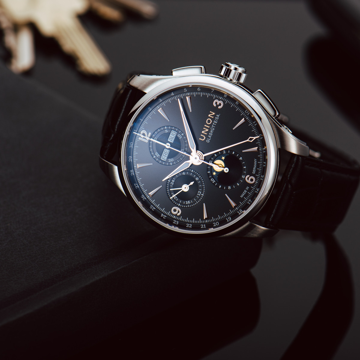 UNION Glashütte Belisar Chronograph Mondphase Produktbild main 1