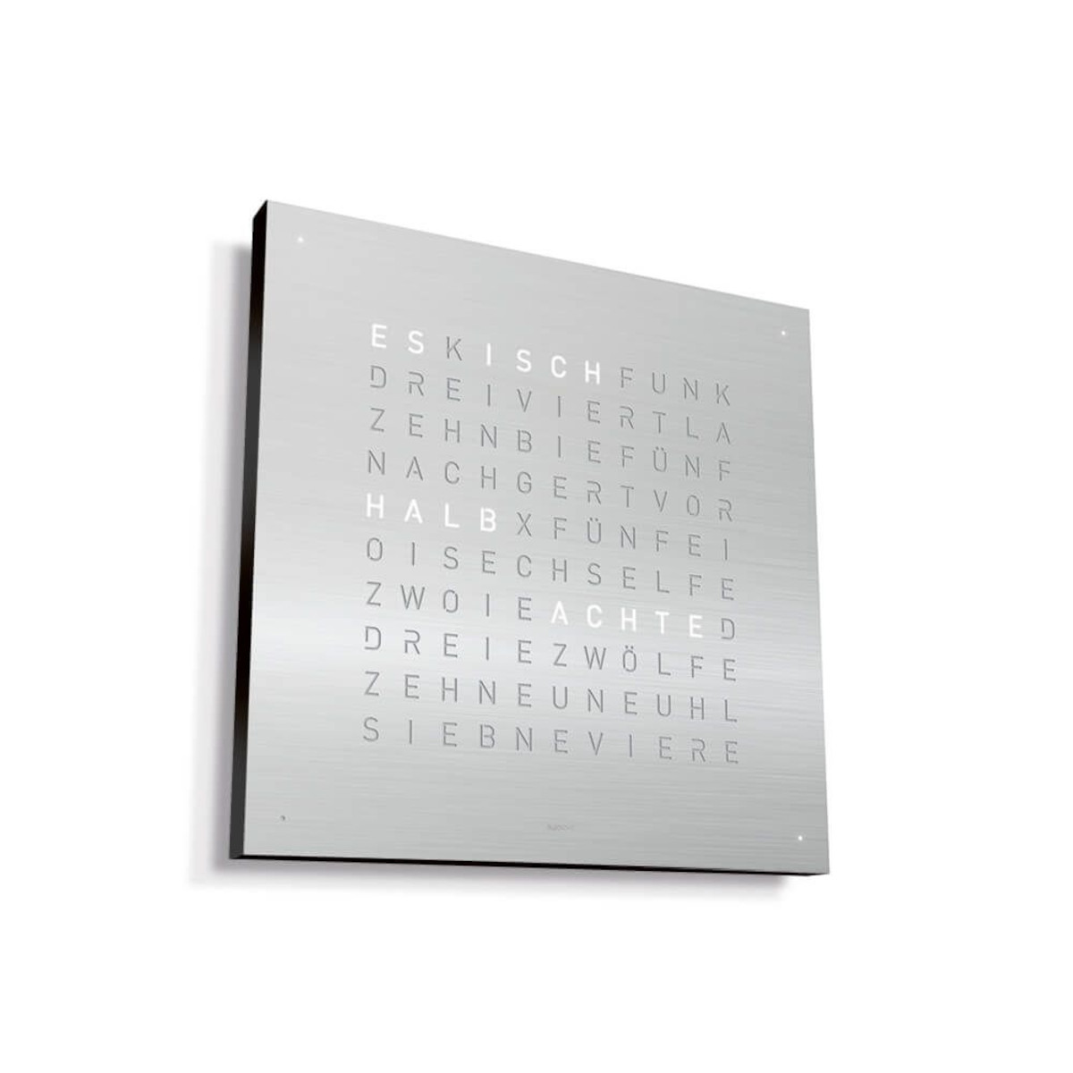 QLOCKTWO Earth 45 Stainless Steel QLOCKTWO Earth 45 Stainless Steel