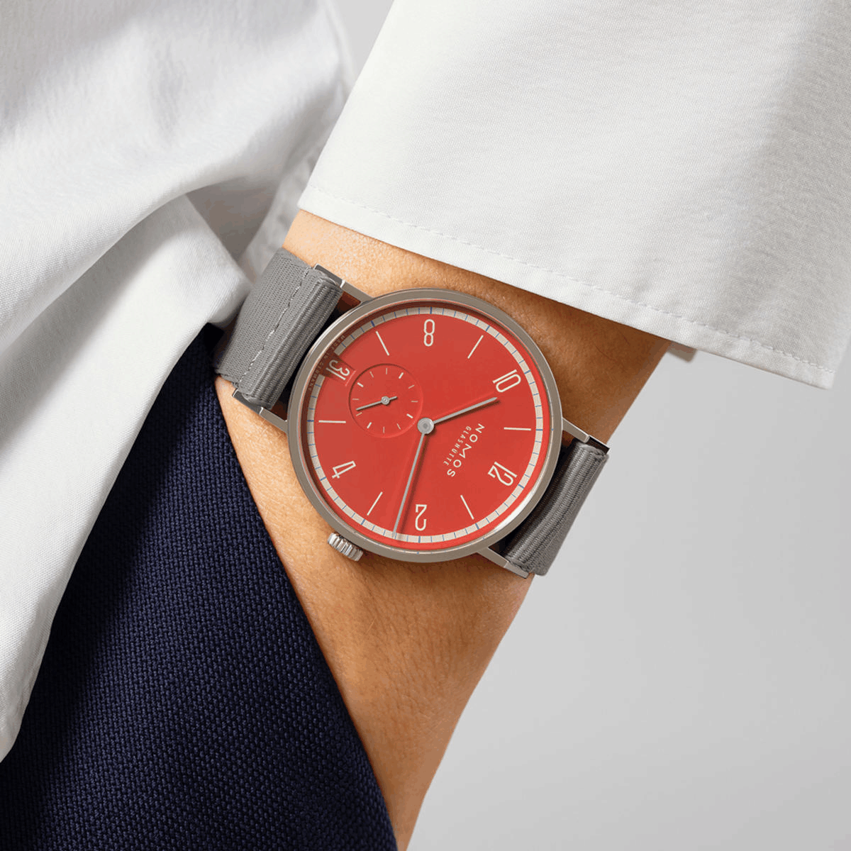 NOMOS Glashütte Tangente 38 Datum Rambazamba Produktbild main 2