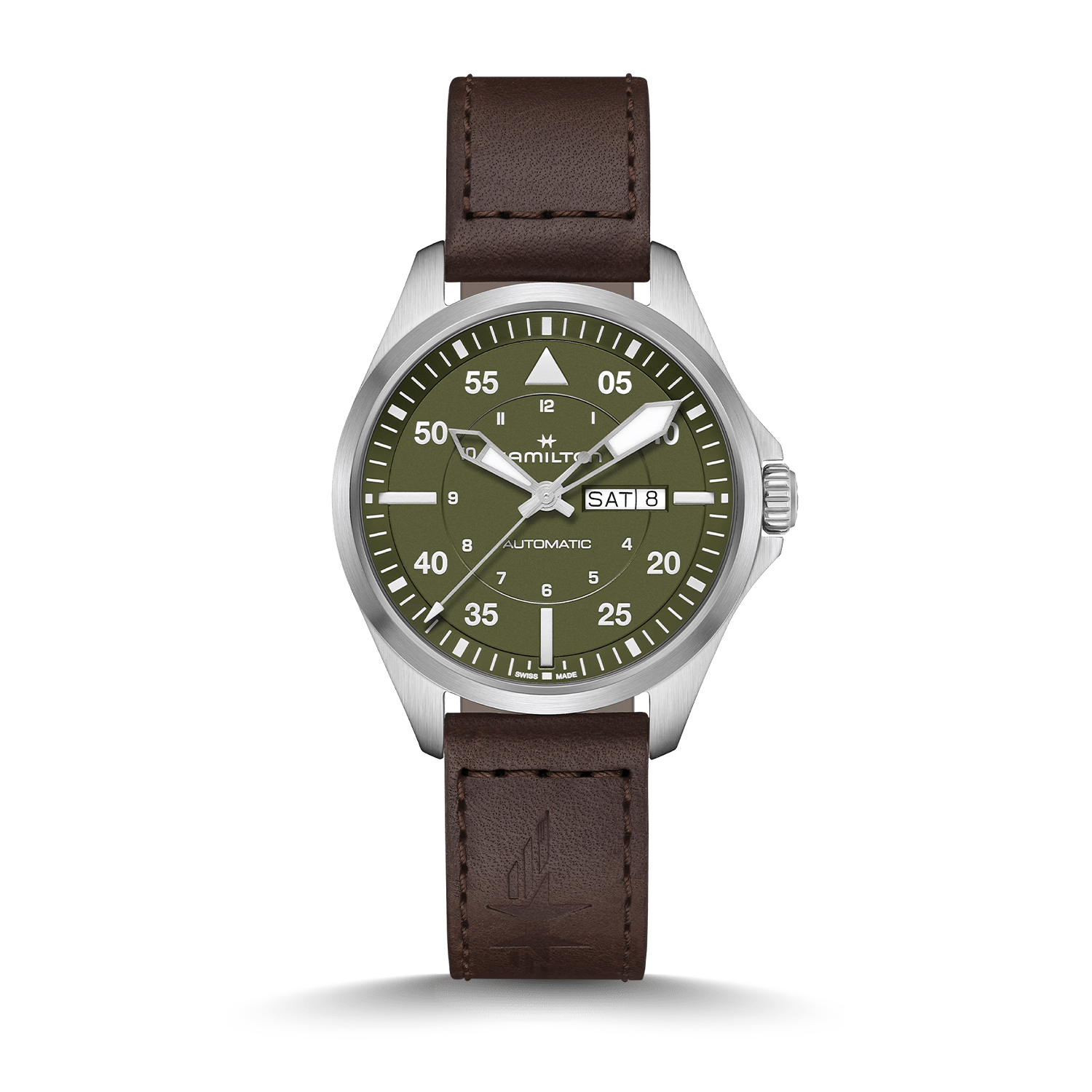 Hamilton Khaki Aviation Pilot Day Date Auto