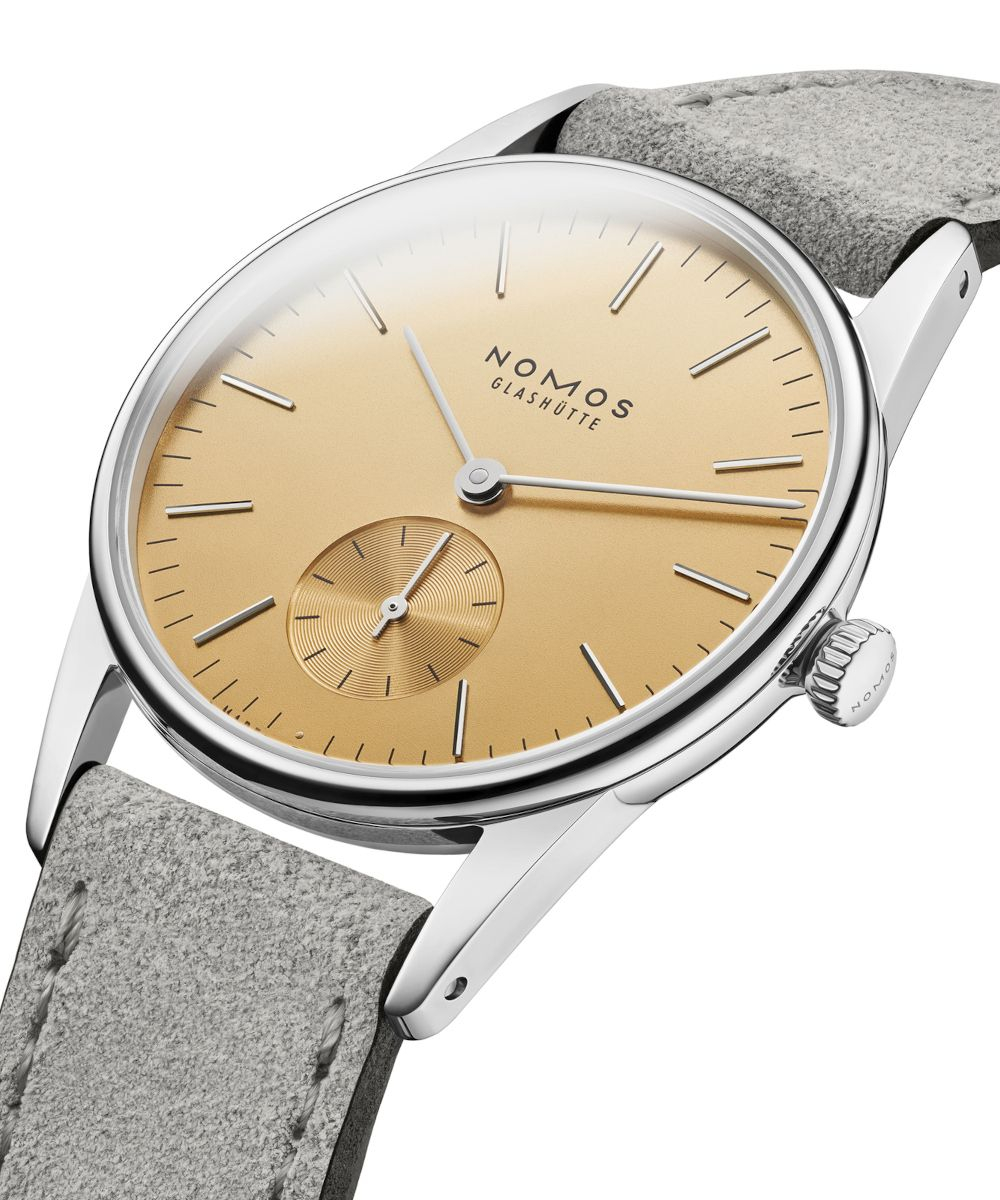 NOMOS Glashütte Orion 33 Gold Produktbild main 2