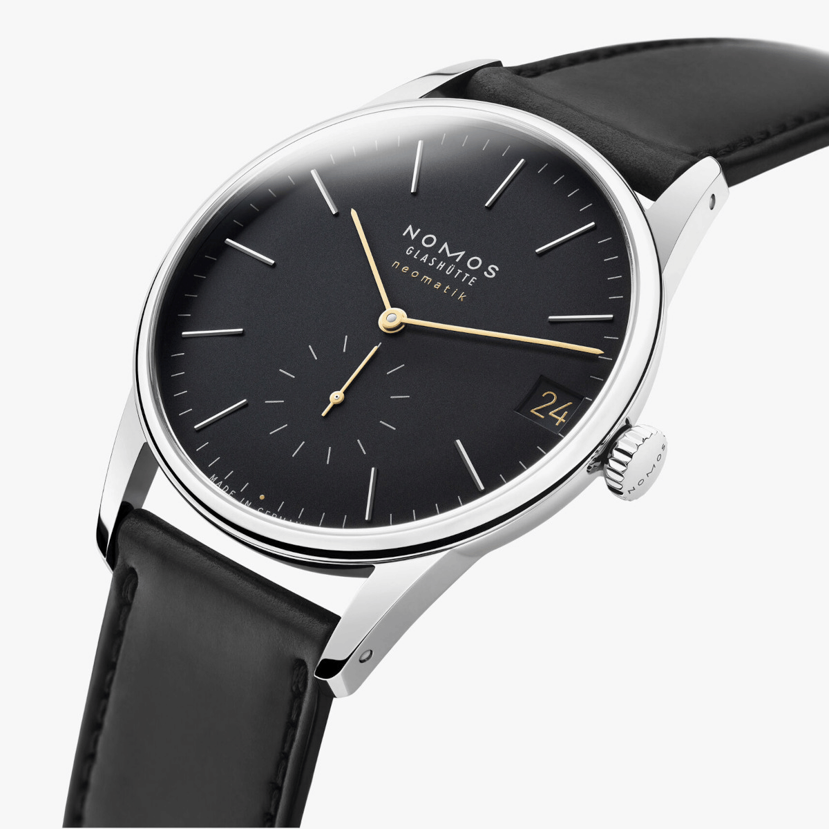 NOMOS Glashütte Orion Neomatik 41 Datum New Black Produktbild main 2
