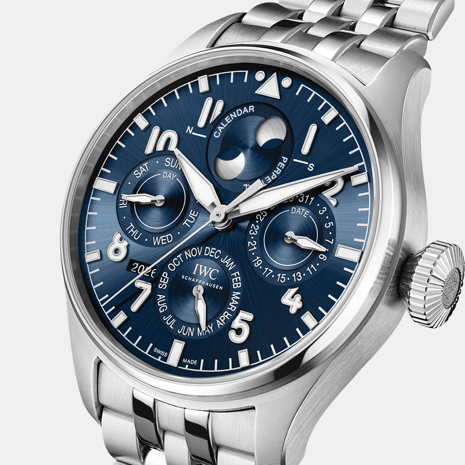 IWC Schaffhausen Big Pilot’s Watch Perpetual Calendar ProSet Produktbild main 2