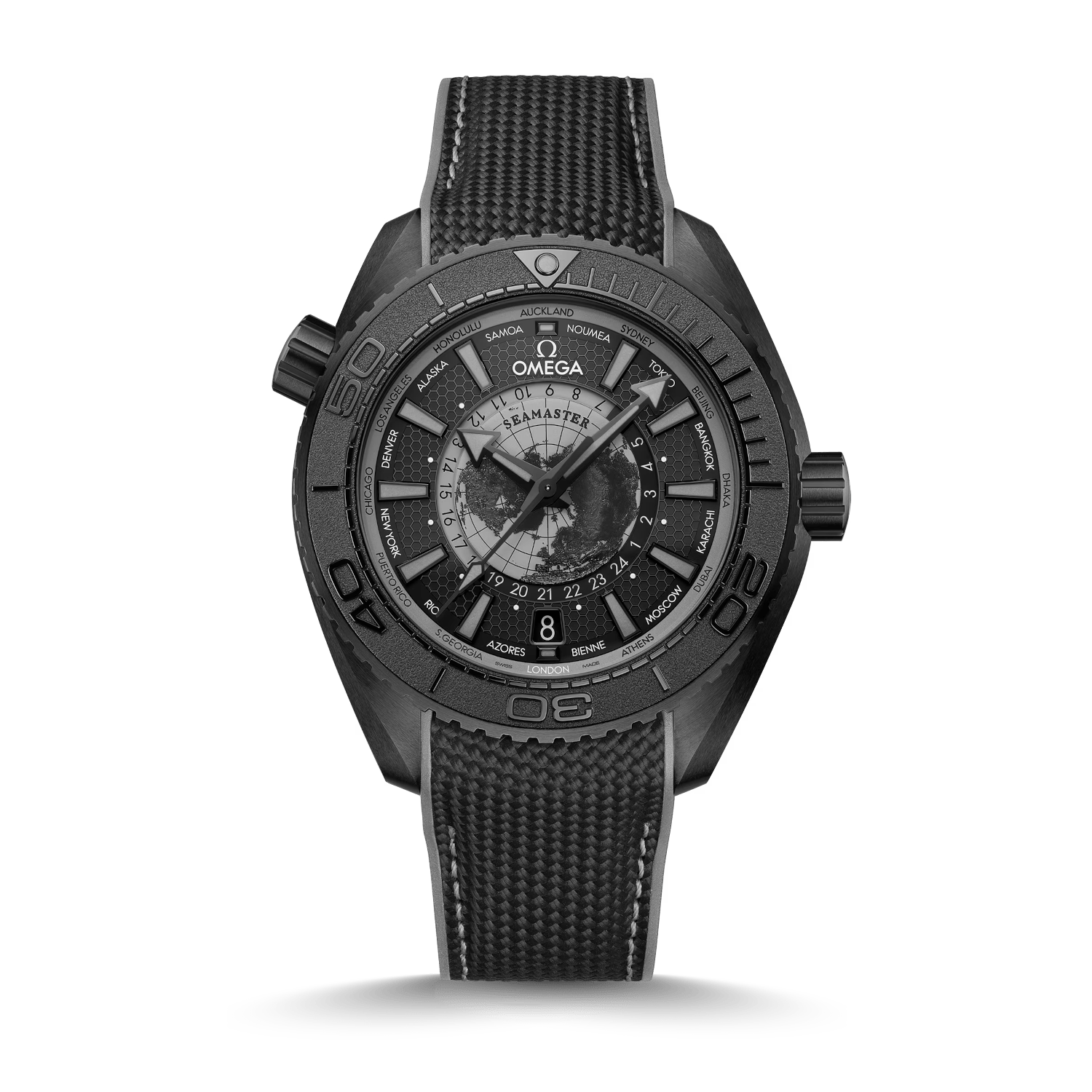 OMEGA Seamaster Planet Ocean Worldtimer GMT 600M Produktbild main 0