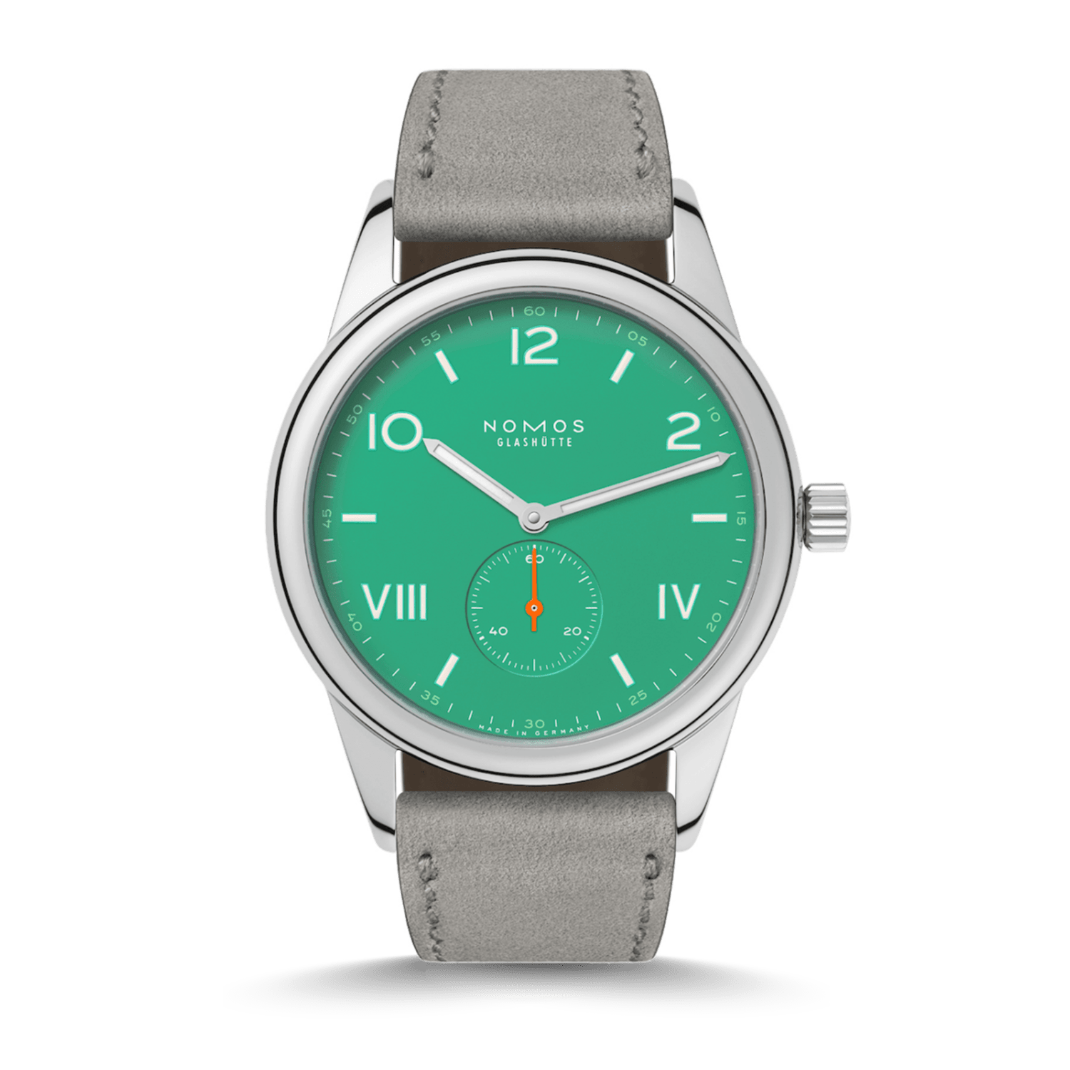 NOMOS Glashütte Club Campus 38 Electric Green Produktbild main 0