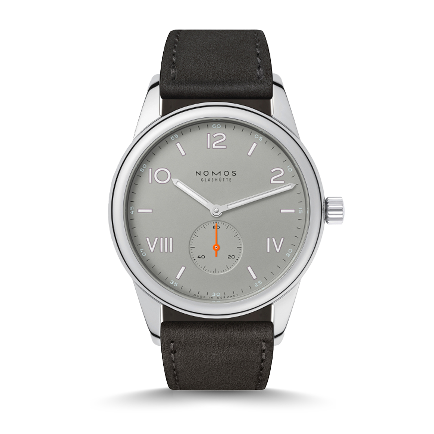 NOMOS Glashütte Club Campus 38 Absolute Gray CPO Produktbild main 0