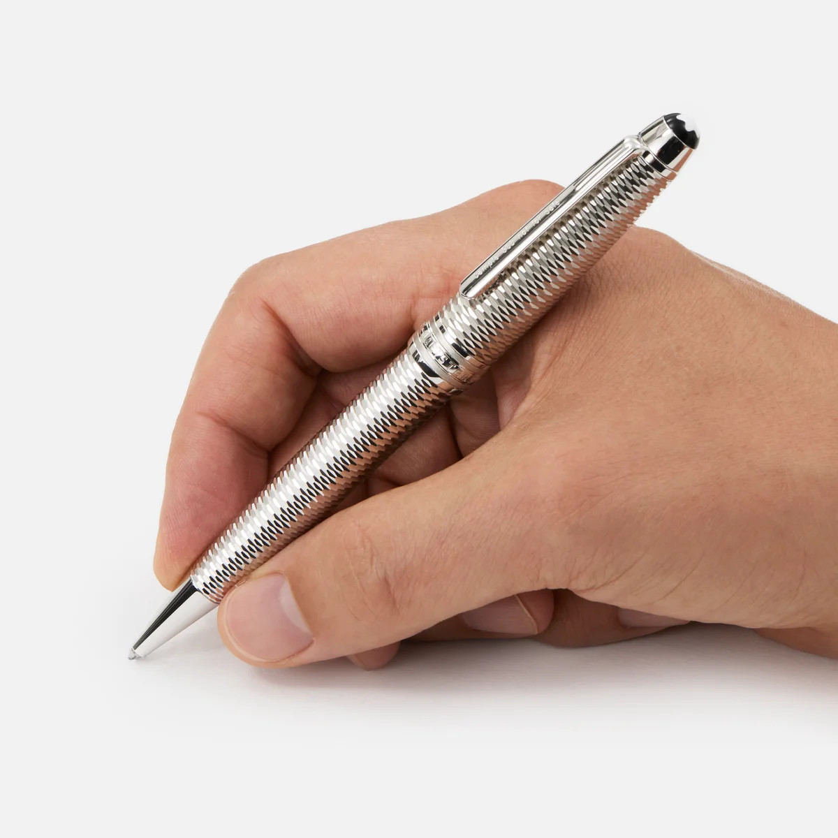 Montblanc Meisterstück Geometry Solitaire Le Grand Kugelschreiber Produktbild main 2