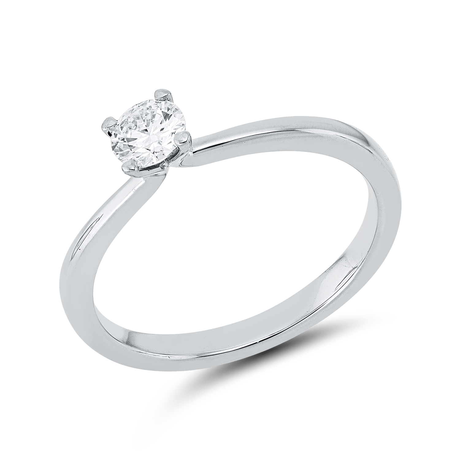 ALTHERR Diamonds Ring 4er Krappe 750 Weißgold 0,30 ct. – Ringweite 54