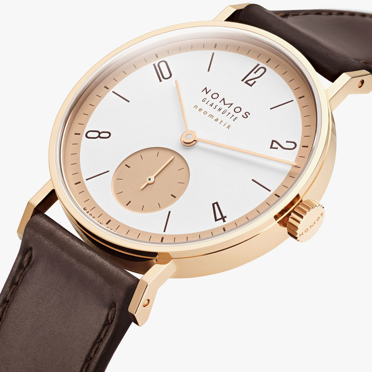 NOMOS Glashütte Tangente Roségold Neomatik Produktbild main 2